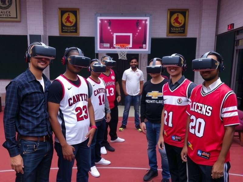 VR Dunk Legend community meetup in Bangalore with players wearing game jerseys